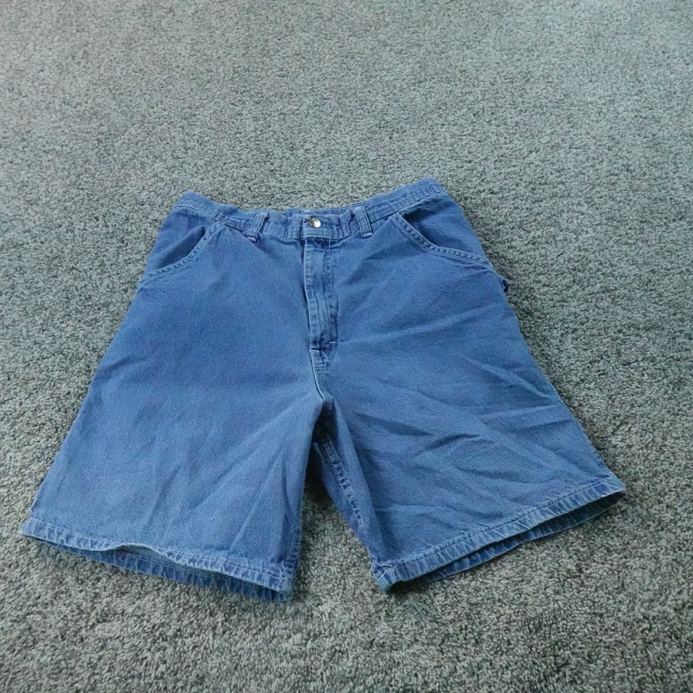 VTG Carters Shorts Mens 28 Blue Denim Jean Carpenter Utility Work USA 70s 80s